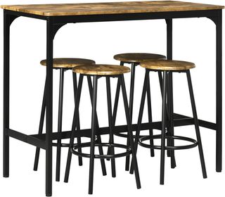 Juego de Muebles Altos Mesa y Sillas de Bar