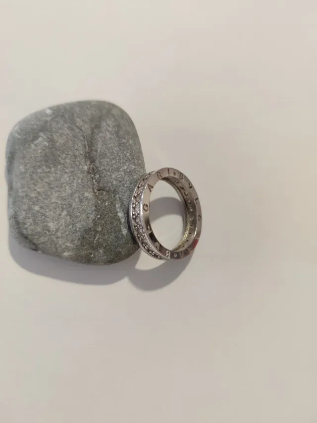 Anillo plata Bvlgari