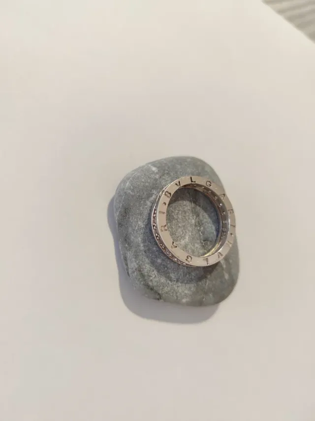 Anillo plata Bvlgari