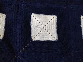 Manta o colcha de lana artesanal 1.50x1.75