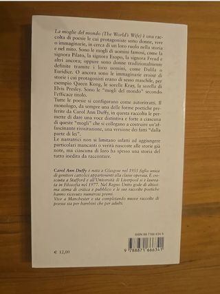 Carol Ann Duffy, La Moglie Del Mondo