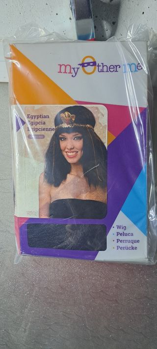 Peluca mujer Egipcia carnaval