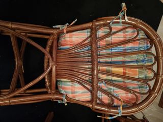 Conjunto de mimbre exterior