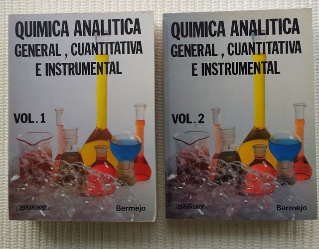 LOTE 2 libros QUÍMICA ANALÍTICA.