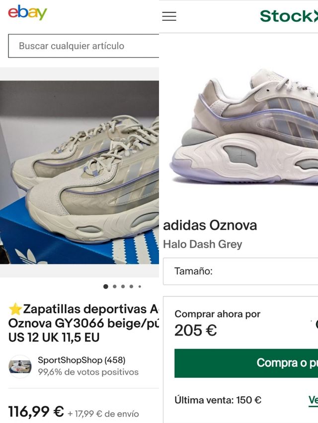 Zapatillas Adidas Oznova Halo  44 2-3