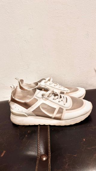 Michael Kors sneakers, zapatos limitadas blancos