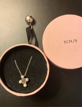 Gargantilla Tous de plata y perlas