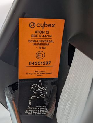 Maxi Cosi Cybex Aton Q Platinum 