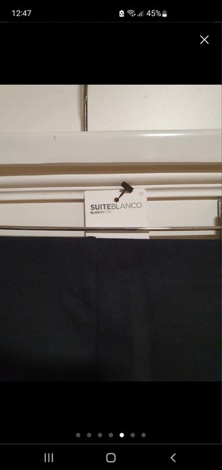 Falda de tubo negra de Suite Blanco