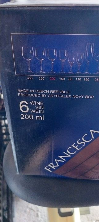 Copas conjunto de 6 bohemia francesca 200ml