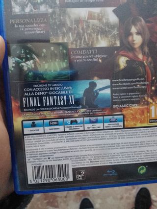 FINAL FANTASY TYPE0 PS4