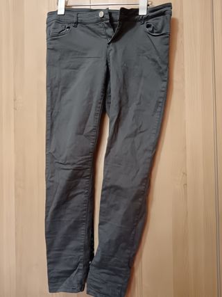 Pantalón mujer Massimo Dutti gris 