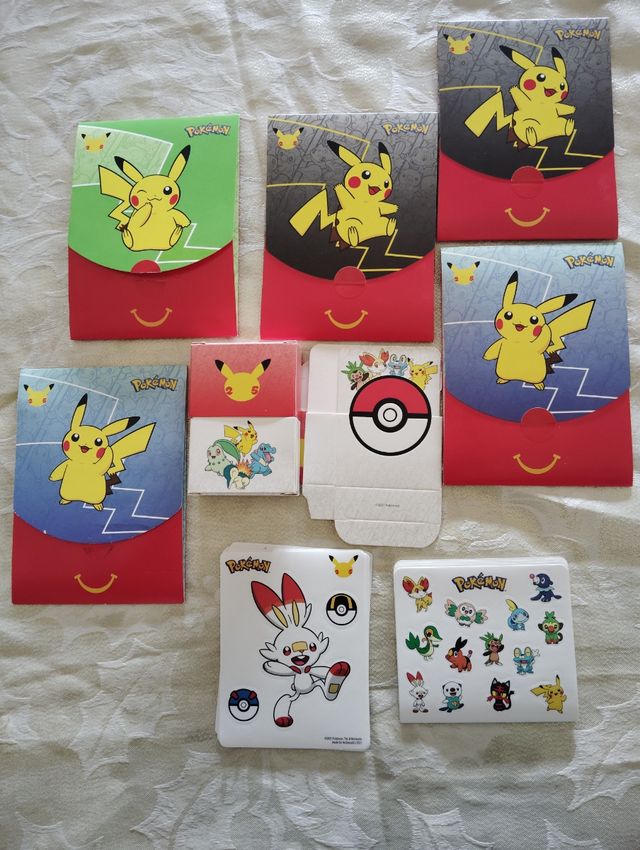 Pokemon McDonald's tcg varias