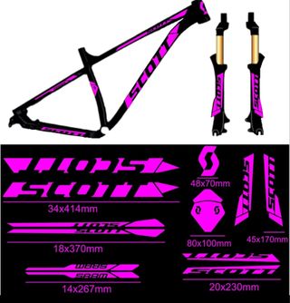 Pegatinas cuadro bici scott