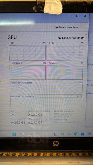 Hp 15” i7 Gráfica SSD