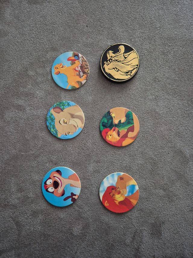 Tazos Rey Leon antiguos