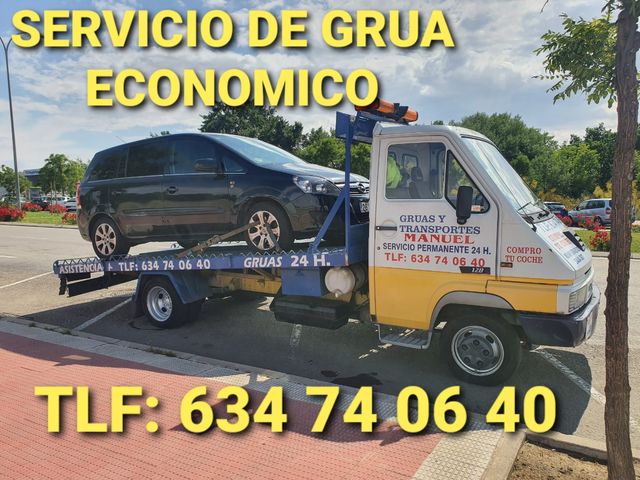 Gruas transportes 24h