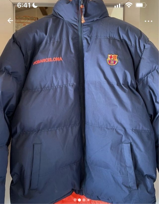 Piumino reversibile Barça taglia M