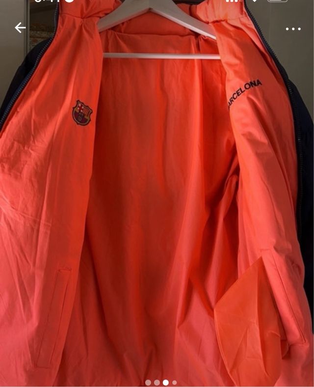 Piumino reversibile Barça taglia M