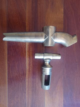 Grifo Bodega Antiguo Francés Latón Macizo S.XIX