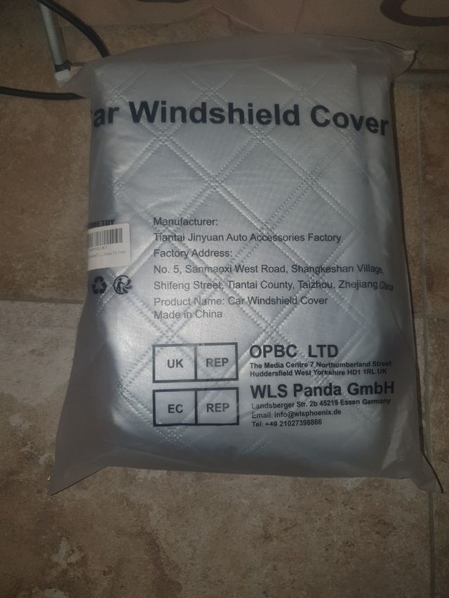 Telo copri parabrezza antighiaccio