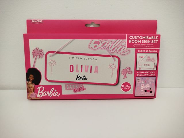 Señal customizable Barbie