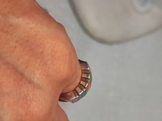 Anillo artesano plata colorines T6