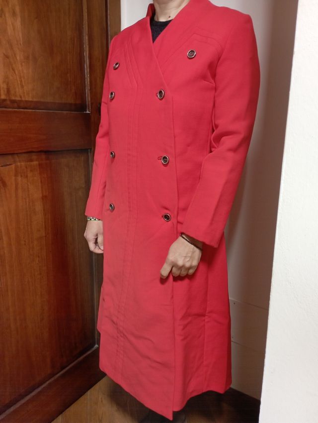 Cappotto vintage rosso