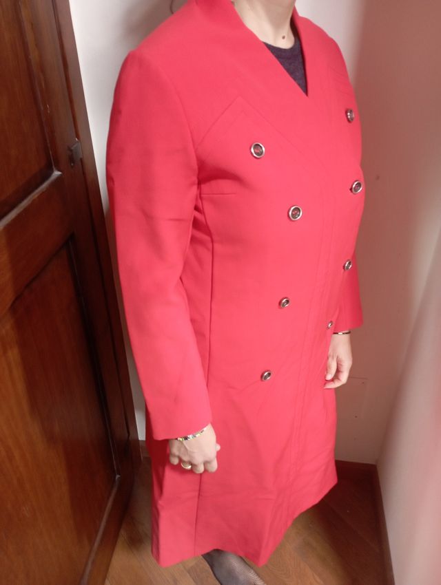 Cappotto vintage rosso