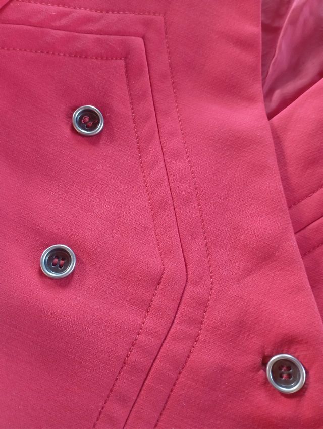 Cappotto vintage rosso