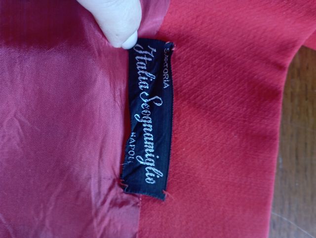 Cappotto vintage rosso