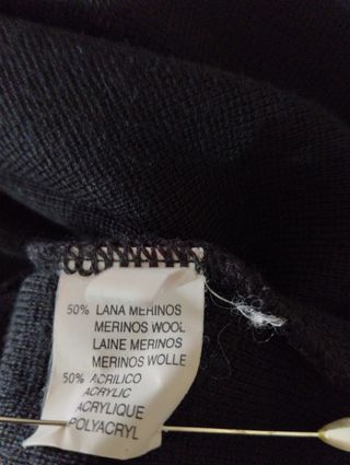 Vestito in maglia nero