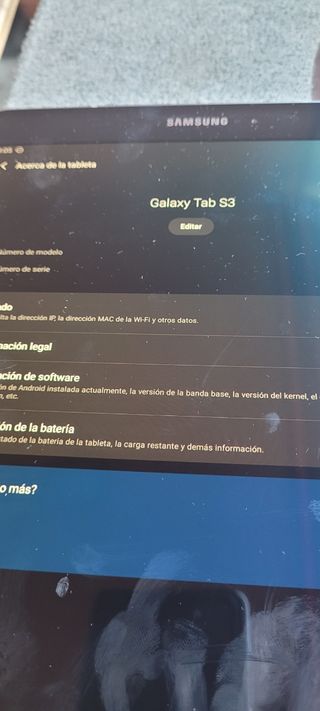 Negociable Tablet Samsung Galaxy tab s3, 9.7pulgad