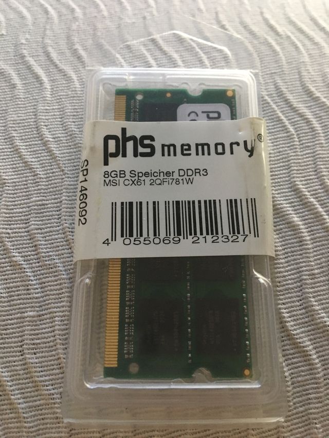 Memoria 8 GB