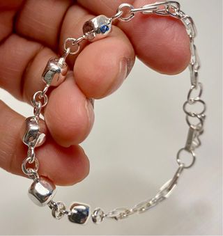 Pulsera plata peruana 950 