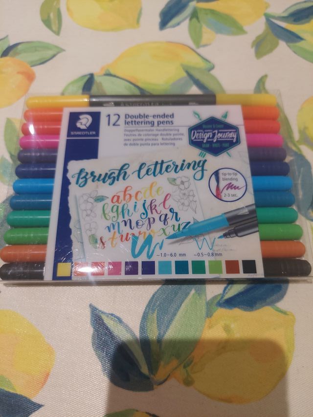 Rotuladores lettering doble punta Staedtler