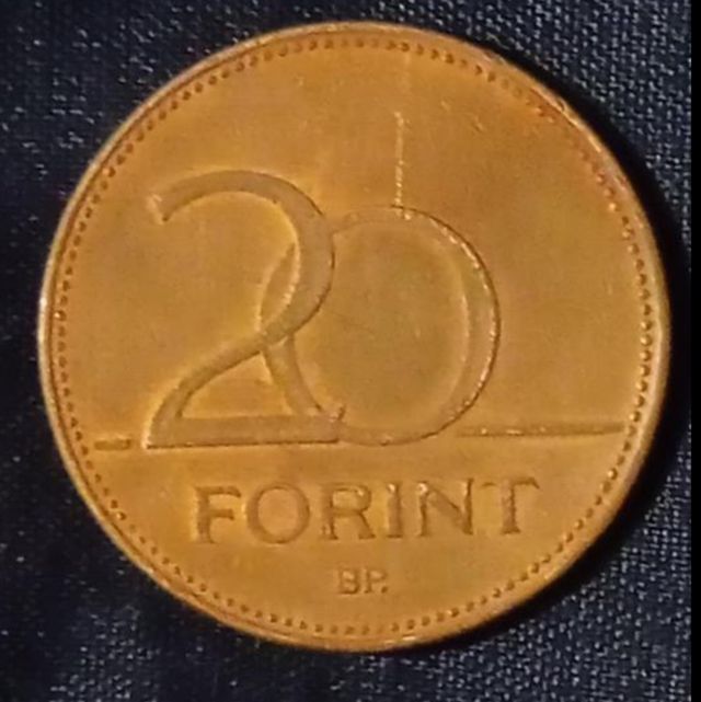 Moneta da 20 Forint Fiorini 1995 Ungheria