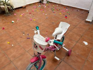 bicicleta minnie niña 16 cm