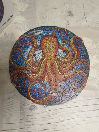 Puzzle de madera pulpo