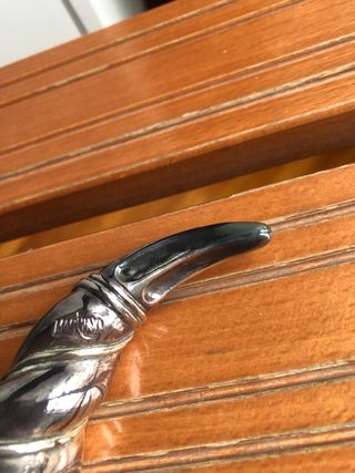 Cornamusa in argento