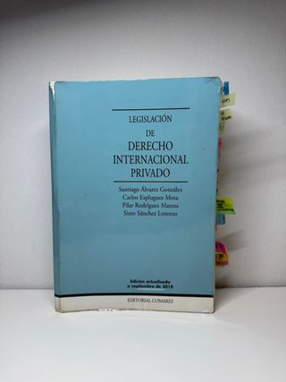 Legislación de Derecho Internacional Privado
