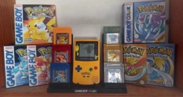 Soporte game boy color 6 juegos