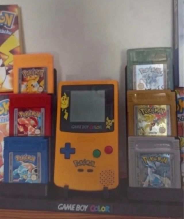 Soporte game boy color 6 juegos