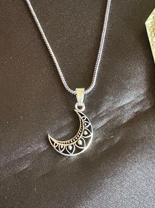 Collier con mezza luna moon necklace