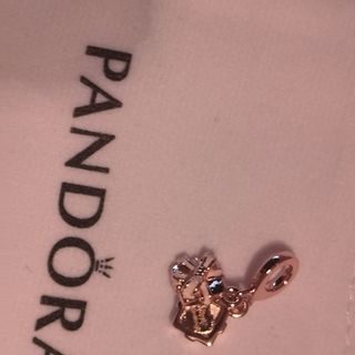 Charm regalo rose con lazo rosa 
