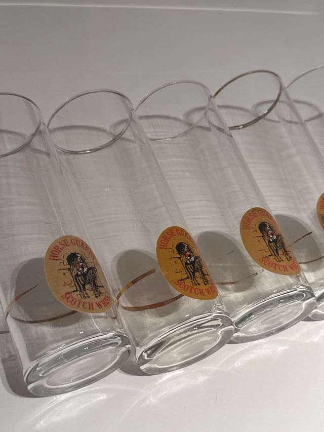 5 vasos tubo de Scotch Whisky