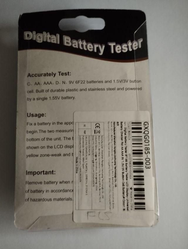 Tester digitale per batterie BT189