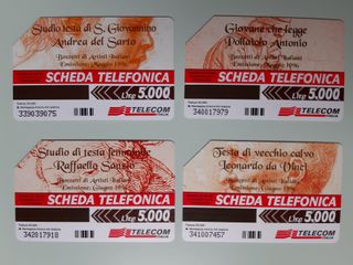 SCHEDE/TESSERE TELEFONICHE 1996