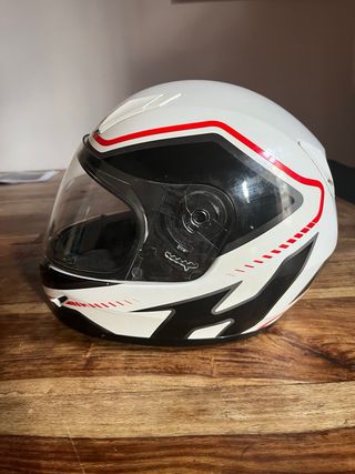 Casco moto niño