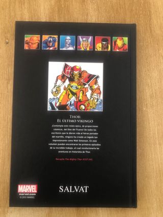 COMIC MARVEL THOR EL ULTIMO VIKINGO